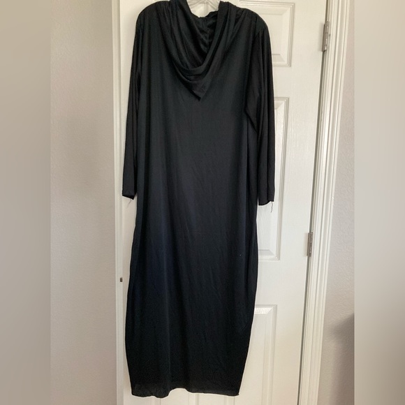 Halloween Costume black robe with hood. - Picture 2 of 2
